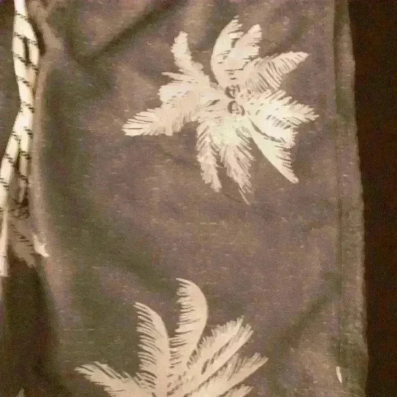 Maamgic board shorts gray with palm trees mens medium - Picture 3 of 3